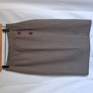 Galleria Vintage Wool Skirt Made In Italy